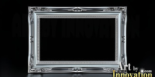Graphics Art Silver Picture Frame Overlays