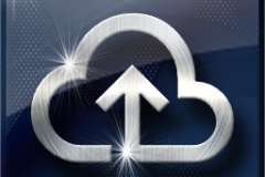 Amazing Graphics Art Collection: Silver on Blue Shinny with Lens Flair, PNG Icons, FREE