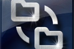 Amazing Graphics Art Collection: Silver on Blue Shinny with Lens Flair, PNG Icons, FREE