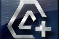 Amazing Graphics Art Collection: Silver on Blue Shinny with Lens Flair, PNG Icons, FREE