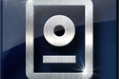 Amazing Graphics Art Collection: Silver on Blue Shinny with Lens Flair, PNG Icons, FREE