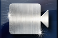 Amazing Graphics Art Collection: Silver on Blue Shinny with Lens Flair, PNG Icons, FREE