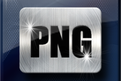 Amazing Graphics Art Collection: Silver on Blue Shinny with Lens Flair, PNG Icons, FREE