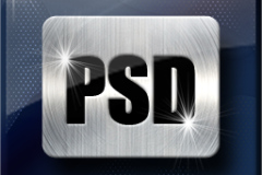 Amazing Graphics Art Collection: Silver on Blue Shinny with Lens Flair, PNG Icons, FREE