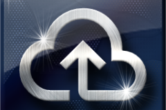 Amazing Graphics Art Collection: Silver on Blue Shinny with Lens Flair, PNG Icons, FREE