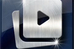 Amazing Graphics Art Collection: Silver on Blue Shinny with Lens Flair, PNG Icons, FREE