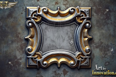 Graphics Art Industrial Picture Frame Overlays