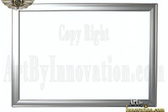 Graphics Art Silver Picture Frame Overlays