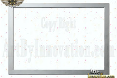 Graphics Art Silver Picture Frame Overlays