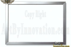 Graphics Art Silver Picture Frame Overlays