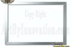 Graphics Art Silver Picture Frame Overlays