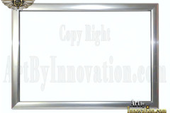 Graphics Art Silver Picture Frame Overlays