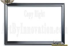 Graphics Art Silver Picture Frame Overlays