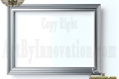 Graphics Art Silver Picture Frame Overlays