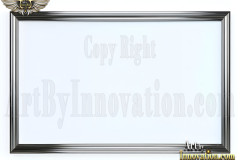 Graphics Art Silver Picture Frame Overlays