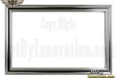 Graphics Art Silver Picture Frame Overlays