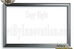Graphics Art Silver Picture Frame Overlays