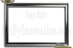 Graphics Art Silver Picture Frame Overlays
