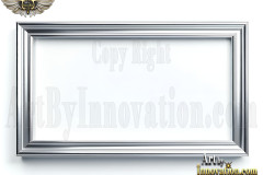 Graphics Art Silver Picture Frame Overlays