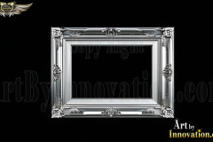 Graphics Art Silver Picture Frame Overlays