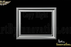 Graphics Art Silver Picture Frame Overlays