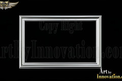 Graphics Art Silver Picture Frame Overlays