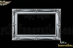 Graphics Art Silver Picture Frame Overlays