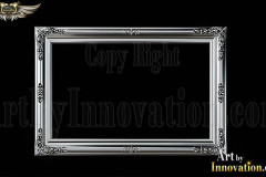 Graphics Art Silver Picture Frame Overlays
