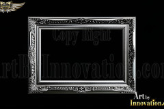 Graphics Art Silver Picture Frame Overlays