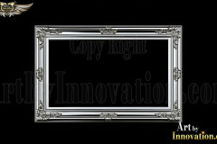Graphics Art Silver Picture Frame Overlays