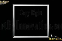 Graphics Art Silver Picture Frame Overlays