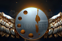 Logo Artist Pallet Winged Design: Amazing Digital Graphics Art Collection