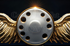 Logo Artist Pallet Winged Design: Amazing Digital Graphics Art Collection