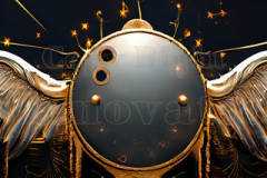 Logo Artist Pallet Winged Design: Amazing Digital Graphics Art Collection