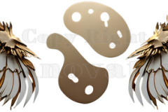 Logo Artist Pallet Winged Design: Amazing Digital Graphics Art Collection