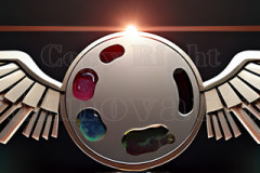 Logo Artist Pallet Winged Design: Amazing Digital Graphics Art Collection Logo Artist Pallet Winged Design: Amazing Digital Graphics Art Collection