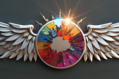 Logo Artist Pallet Winged Design: Amazing Digital Graphics Art Collection Logo Artist Pallet Winged Design: Amazing Digital Graphics Art Collection