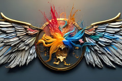 Logo Artist Pallet Winged Design: Amazing Digital Graphics Art Collection Logo Artist Pallet Winged Design: Amazing Digital Graphics Art Collection