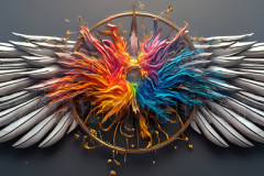 Logo Artist Pallet Winged Design: Amazing Digital Graphics Art Collection Logo Artist Pallet Winged Design: Amazing Digital Graphics Art Collection