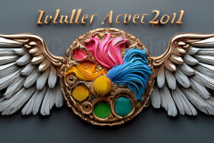 Logo Artist Pallet Winged Design: Amazing Digital Graphics Art Collection Logo Artist Pallet Winged Design: Amazing Digital Graphics Art Collection