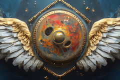 Logo Artist Pallet Winged Design: Amazing Digital Graphics Art Collection Logo Artist Pallet Winged Design: Amazing Digital Graphics Art Collection