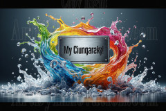 Logo Colored Water Dynamic: Amazing Digital Graphics Art Collection