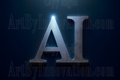 Logo Company Metallic Symbol Design - Amazing Digital Graphics Art Collection