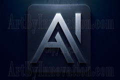 Logo Company Metallic Symbol Design - Amazing Digital Graphics Art Collection