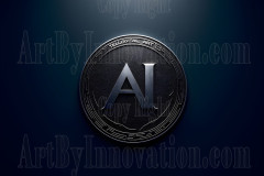 Logo Company Metallic Symbol Design - Amazing Digital Graphics Art Collection