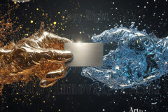 Logo Connecting Hands Dynamic: Amazing Digital Graphics Art Collection