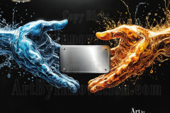 Logo Connecting Hands Dynamic: Amazing Digital Graphics Art Collection