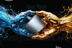 Logo Connecting Hands Dynamic: Amazing Digital Graphics Art Collection