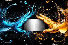 Logo Connecting Hands Dynamic: Amazing Digital Graphics Art Collection