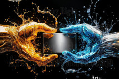 Logo Connecting Hands Dynamic: Amazing Digital Graphics Art Collection